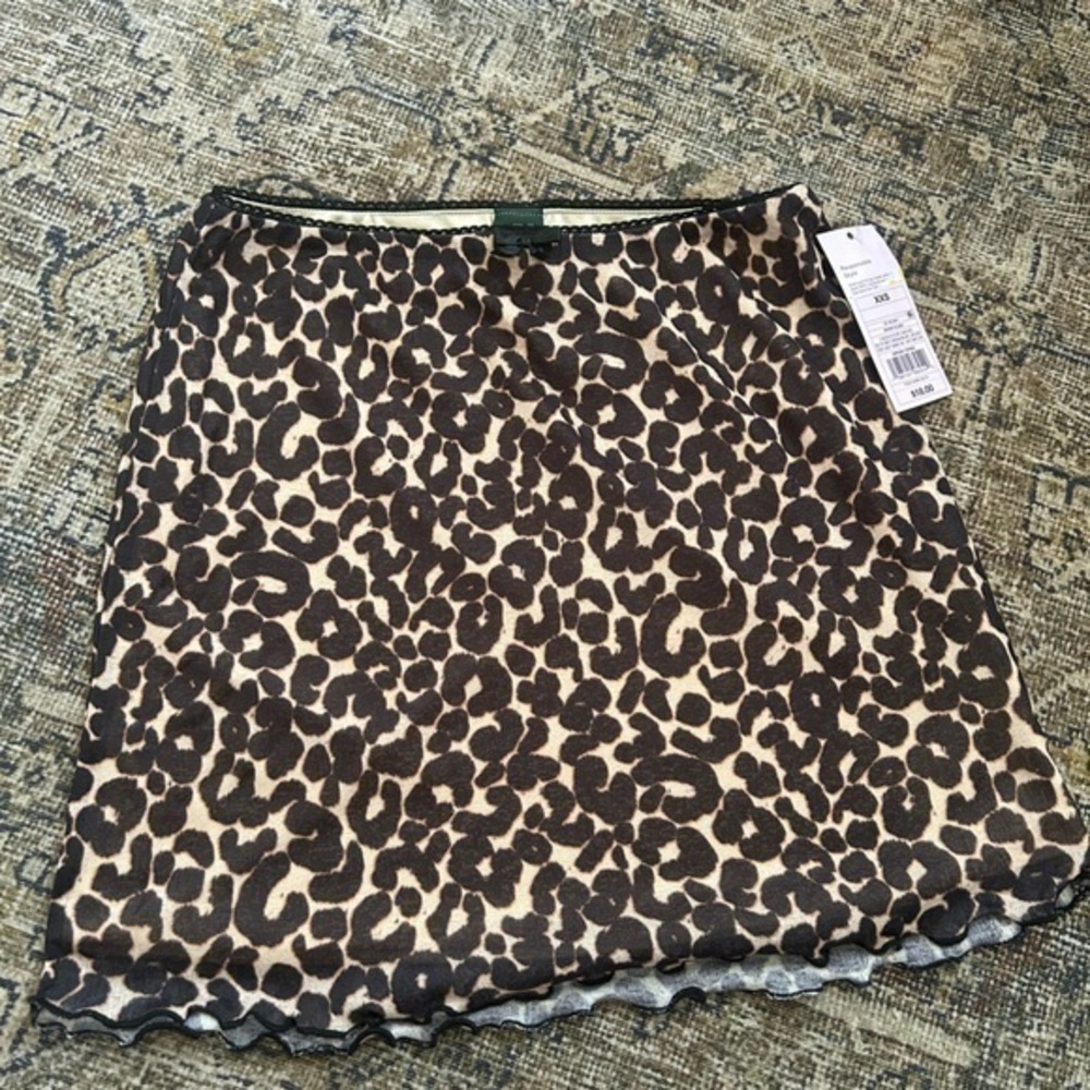 NWT Wild Fable Leopard Print Women's Skirt